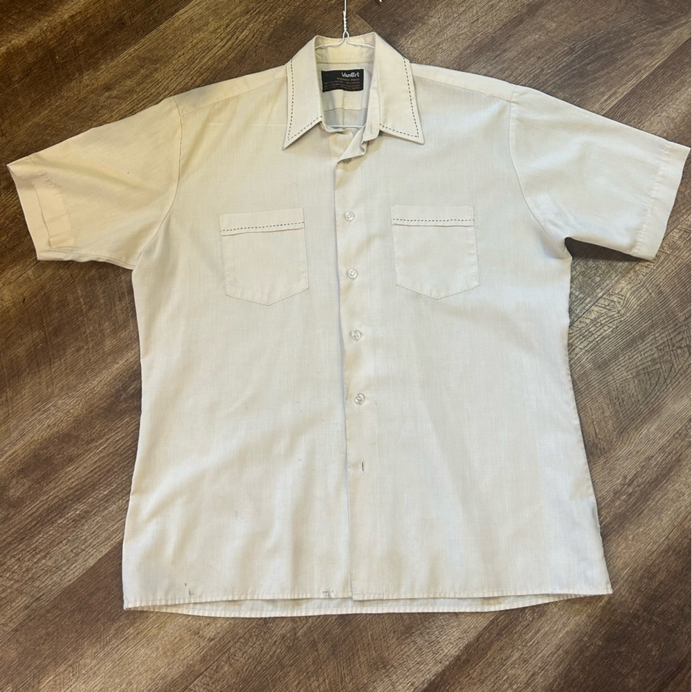 Vintage Vancort men’s short-sleeved button up - L